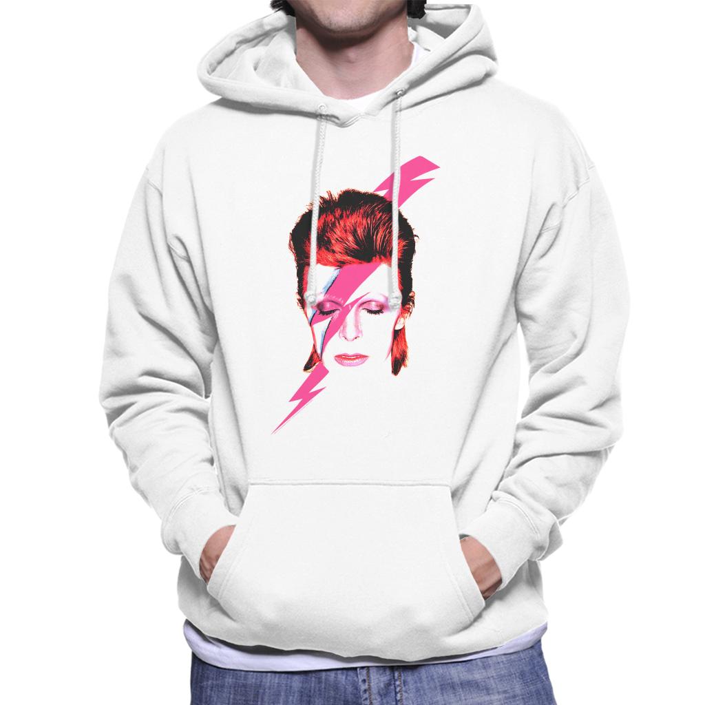 David Bowie Aladdin Sane Lightning Bolt Men's Hooded Sweatshirt-ALL + EVERY