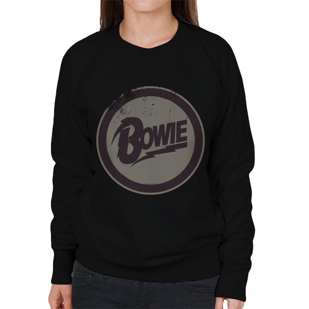 David Bowie Diamond Dogs Black Badge Women's Sweatshirt-ALL + EVERY