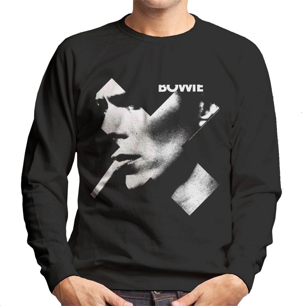 David Bowie Cross Smoke Men's Sweatshirt-ALL + EVERY