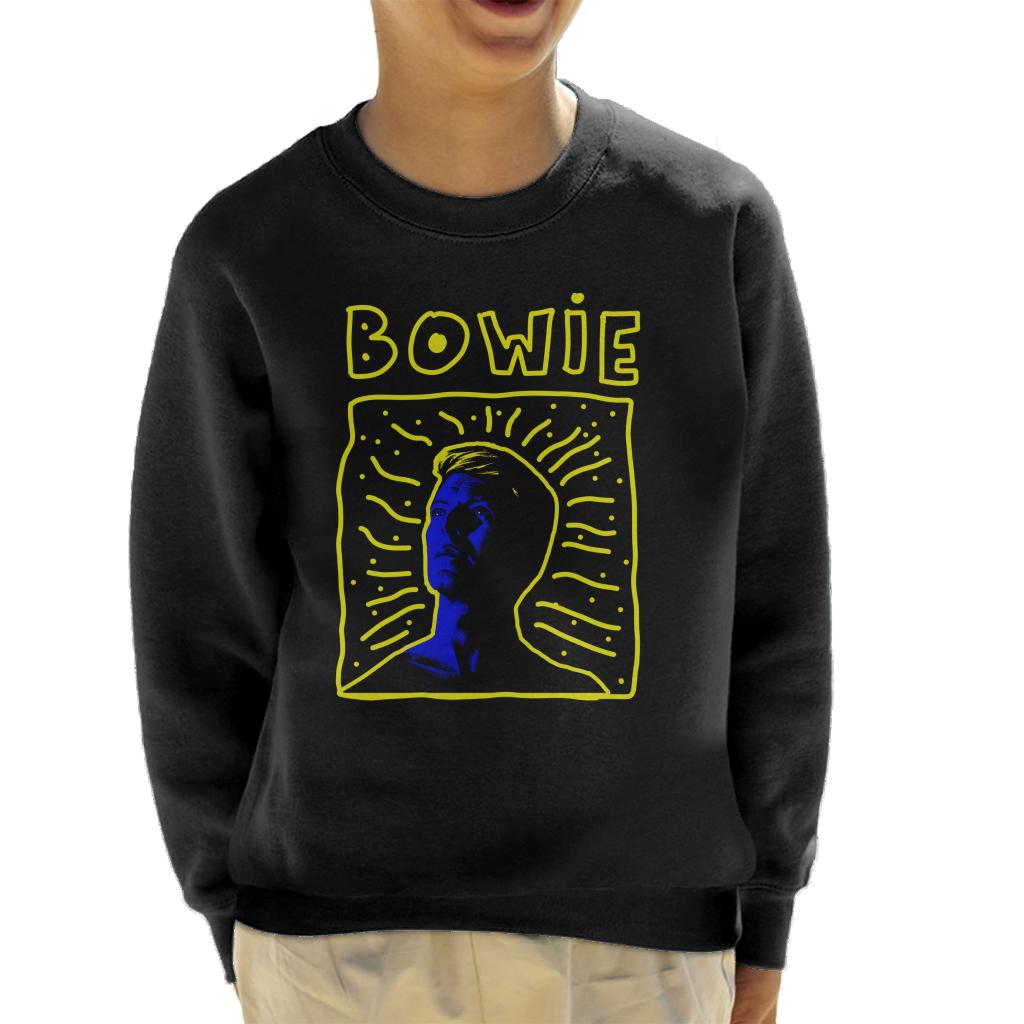 David Bowie 90s Frame Kid's Sweatshirt-ALL + EVERY