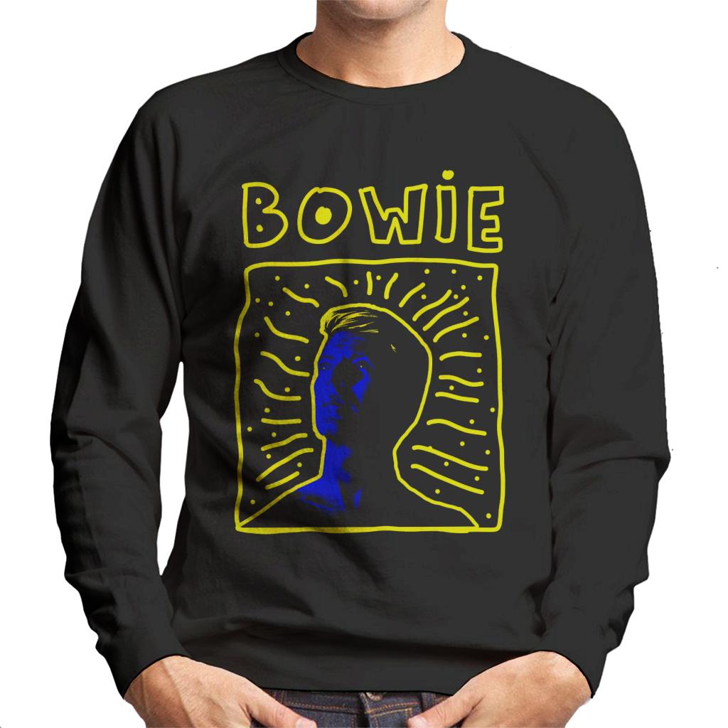 David Bowie 90s Frame Men's Sweatshirt-ALL + EVERY