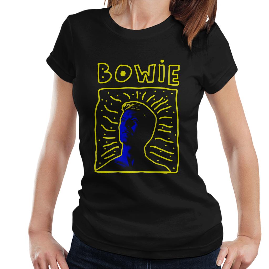 David Bowie 90s Frame Women's T-Shirt-ALL + EVERY