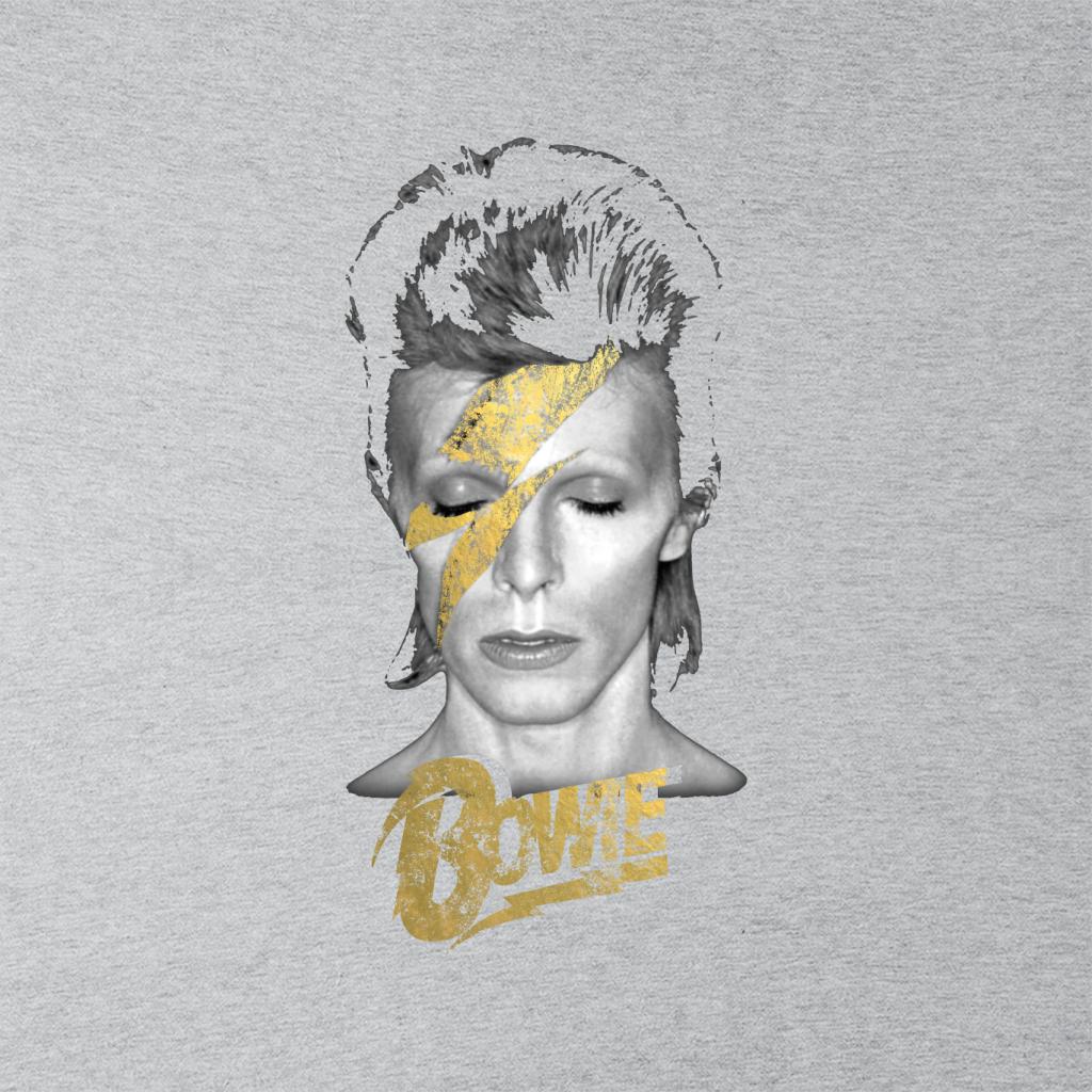 David Bowie Aladdin Sane Golden Lightning Bolt Men's T-Shirt-ALL + EVERY