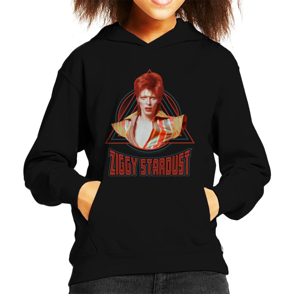 David Bowie As Ziggy Stardust Kid's Hooded Sweatshirt-ALL + EVERY