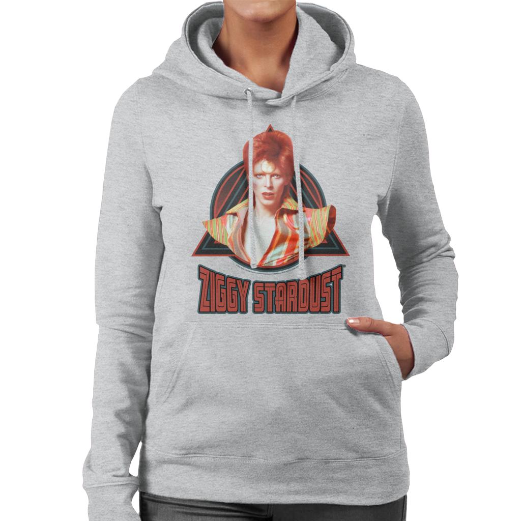 David Bowie As Ziggy Stardust Women's Hooded Sweatshirt-ALL + EVERY