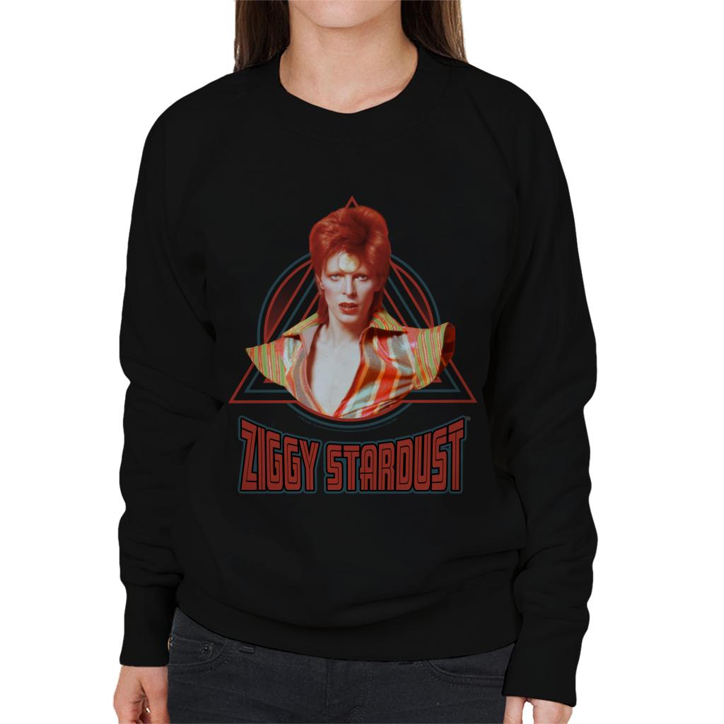 David Bowie As Ziggy Stardust Women's Sweatshirt-ALL + EVERY