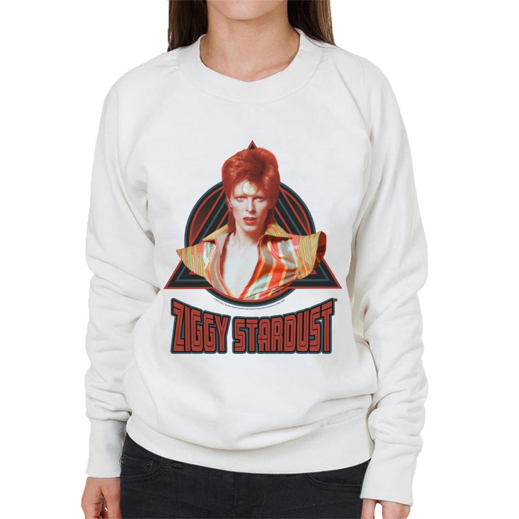 David Bowie As Ziggy Stardust Women's Sweatshirt-ALL + EVERY