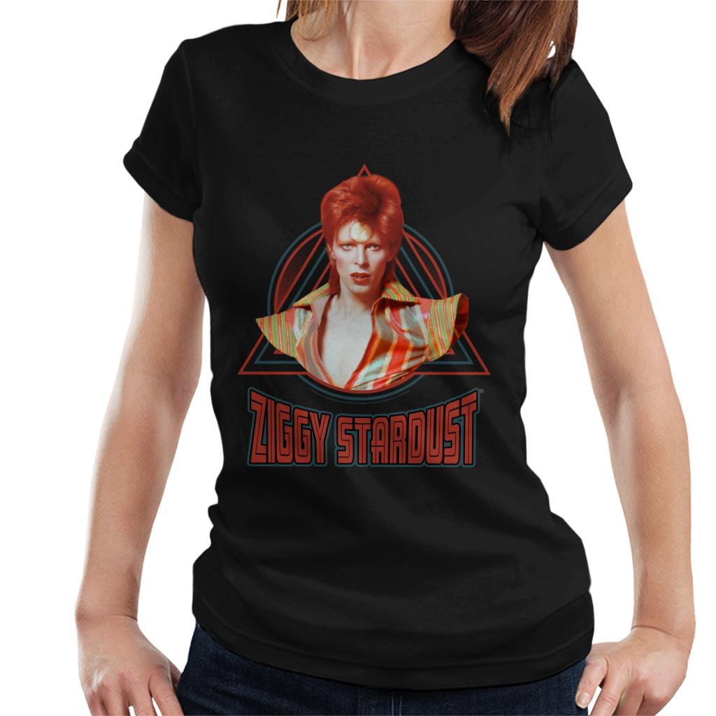 David Bowie As Ziggy Stardust Women's T-Shirt-ALL + EVERY