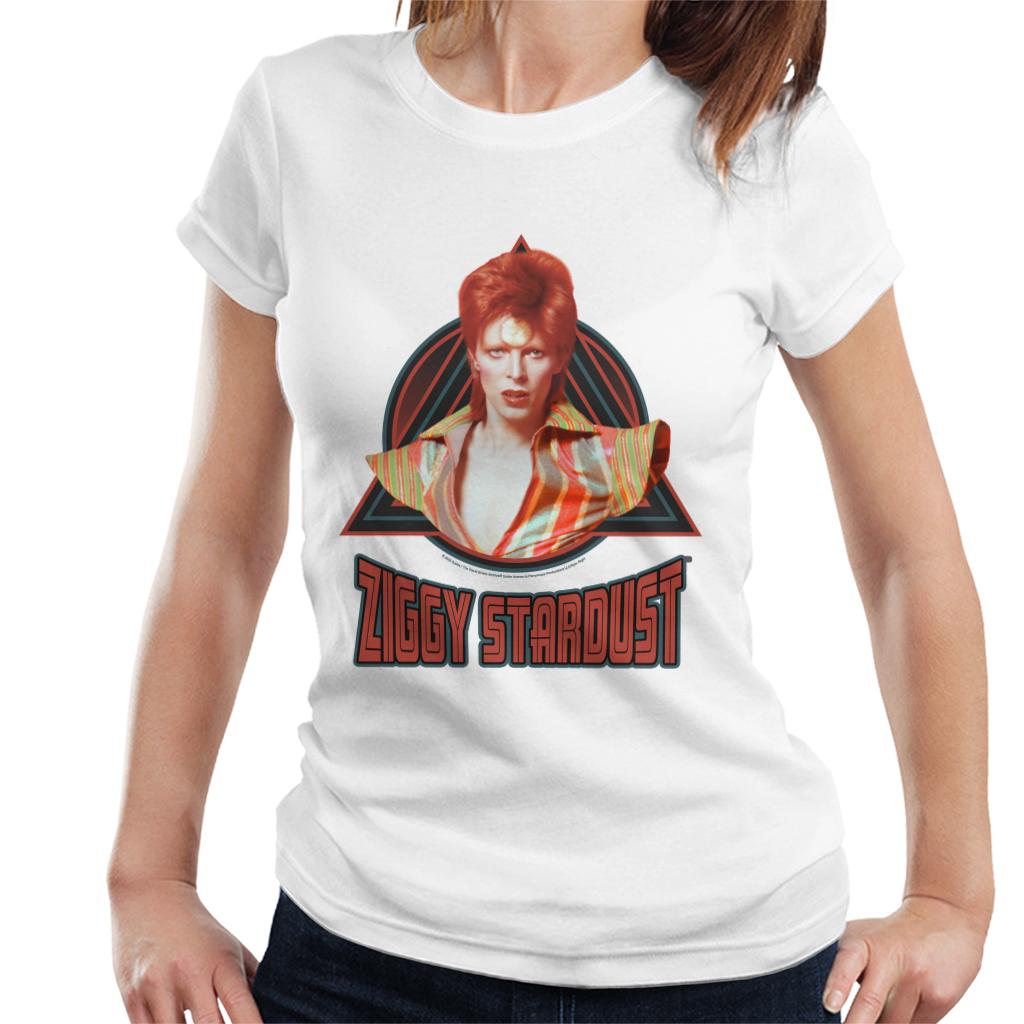 David Bowie As Ziggy Stardust Women's T-Shirt-ALL + EVERY