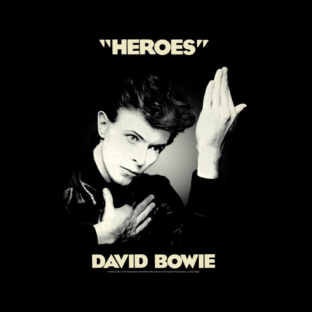 David Bowie Heroes Album Cover Men's T-Shirt-ALL + EVERY