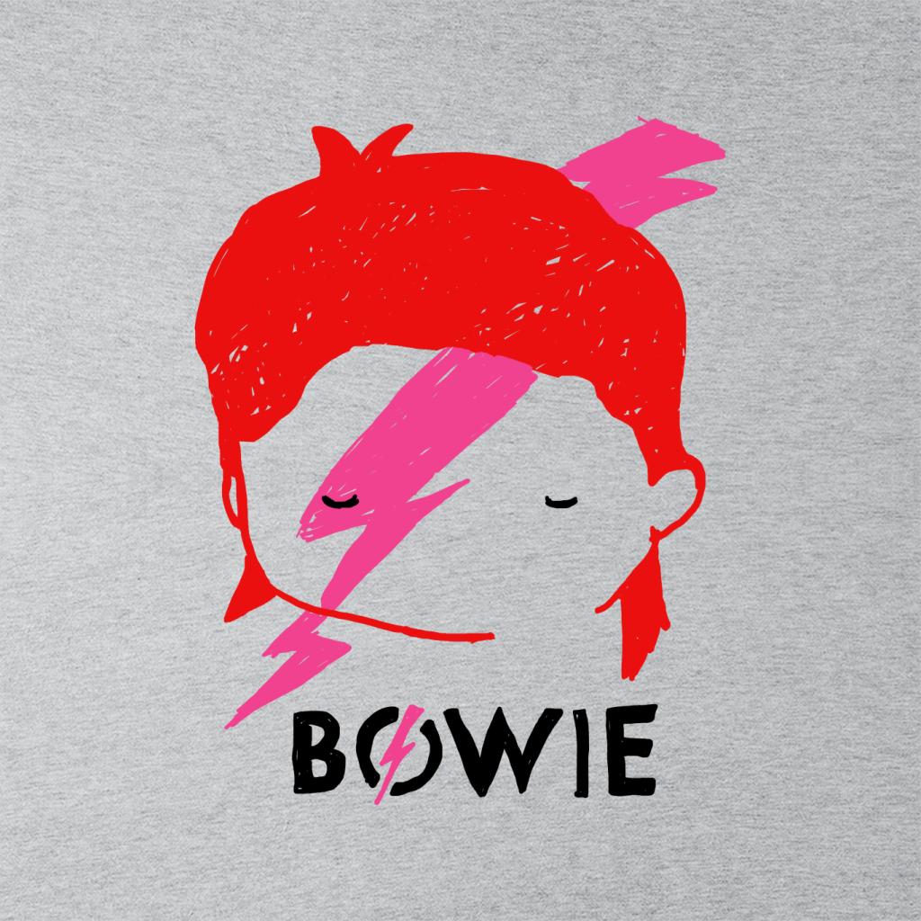 David Bowie Aladdin Sane Lightning Bolt Sketch Kid's T-Shirt-ALL + EVERY