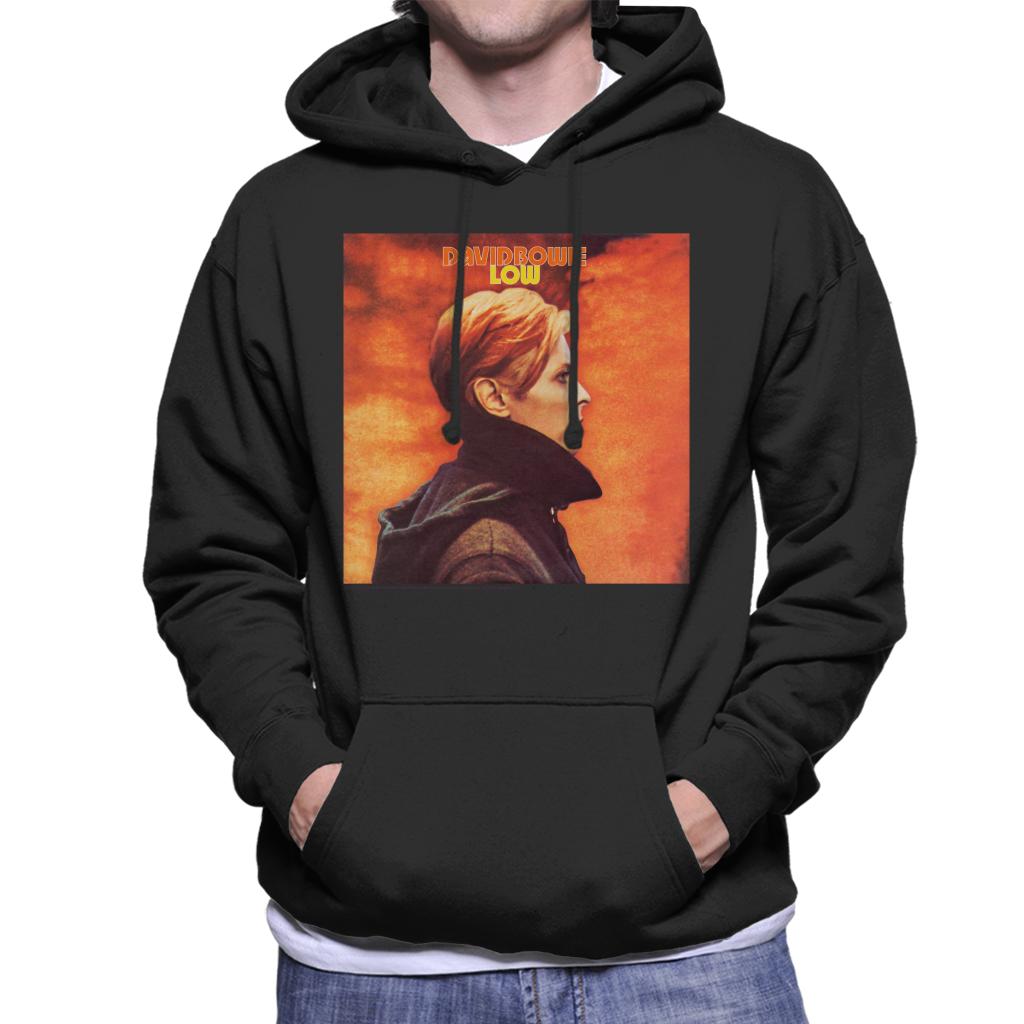 David Bowie Low Album Cover Men's Hooded Sweatshirt-ALL + EVERY