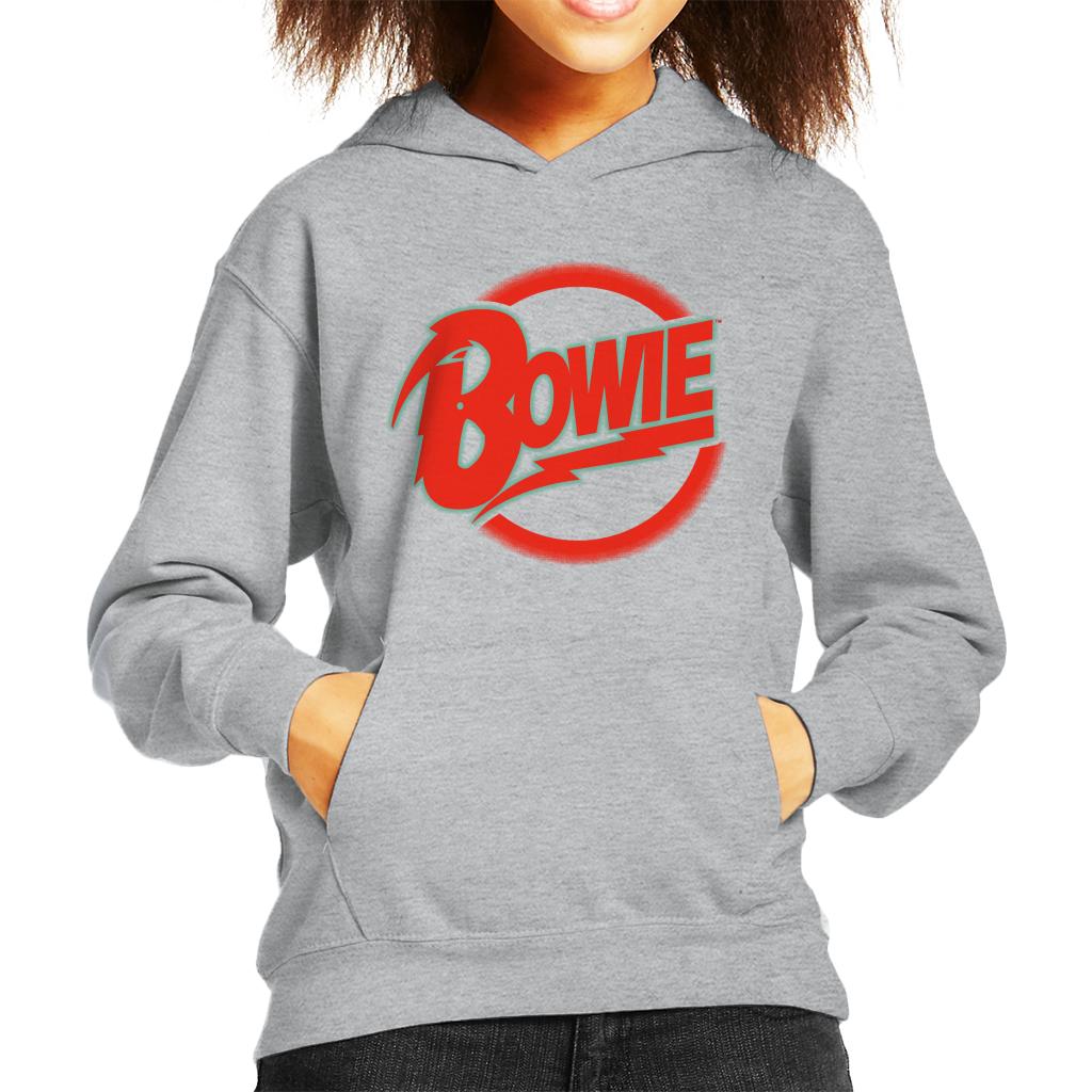 David Bowie Neon Logo Kid's Hooded Sweatshirt-ALL + EVERY