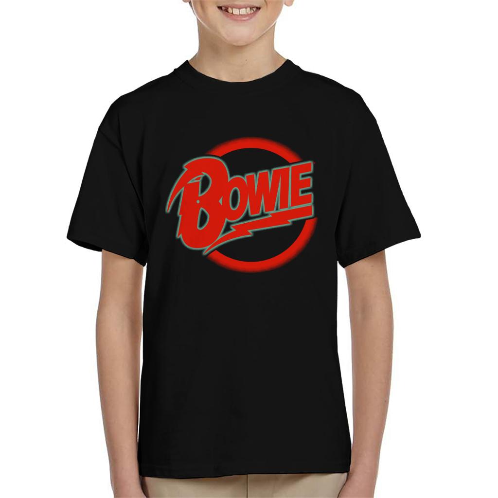 David Bowie Neon Logo Kid's T-Shirt-ALL + EVERY