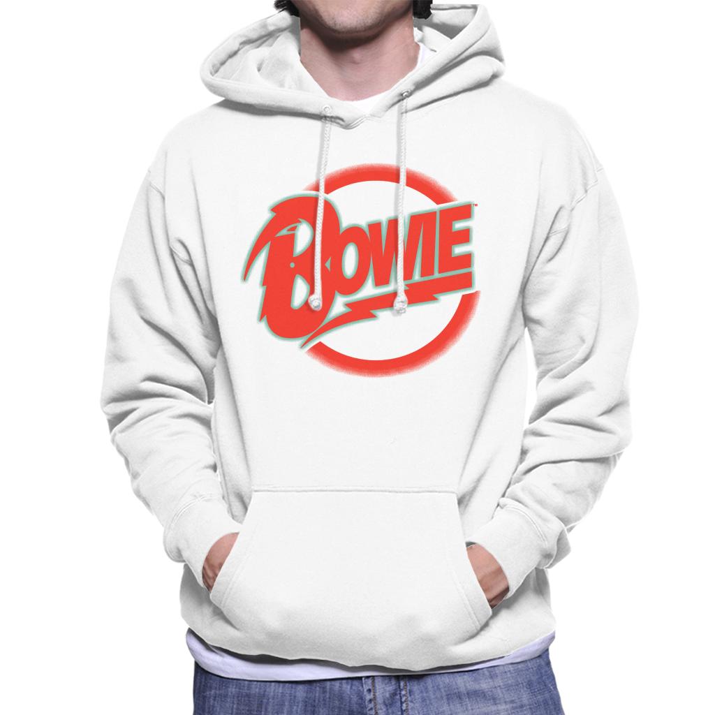 David Bowie Neon Logo Men's Hooded Sweatshirt-ALL + EVERY