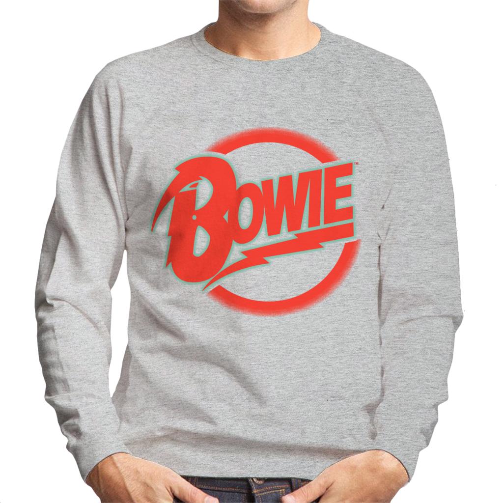 David Bowie Neon Logo Men's Sweatshirt-ALL + EVERY