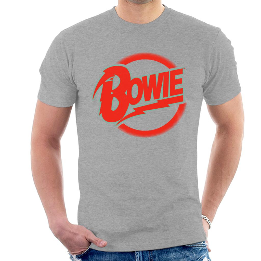 David Bowie Neon Logo Men's T-Shirt-ALL + EVERY