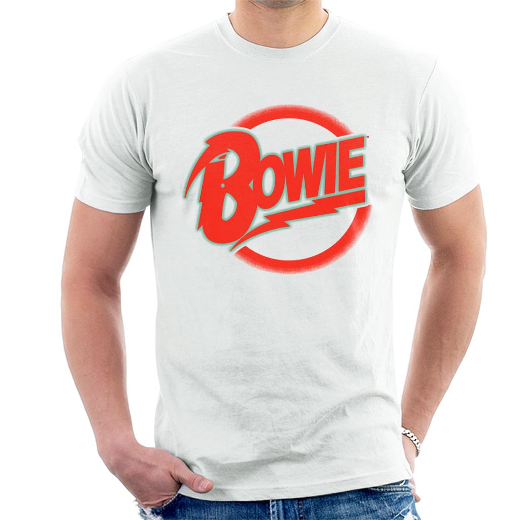 David Bowie Neon Logo Men's T-Shirt-ALL + EVERY