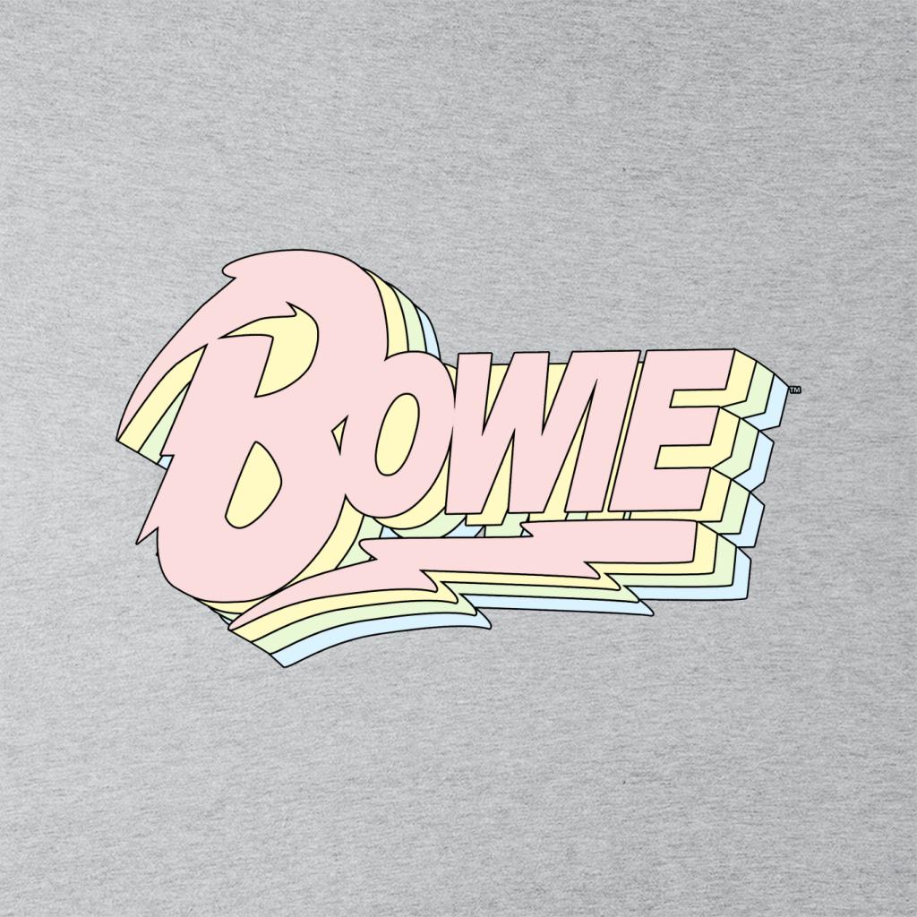 David Bowie Pastel Logo Women's T-Shirt-ALL + EVERY