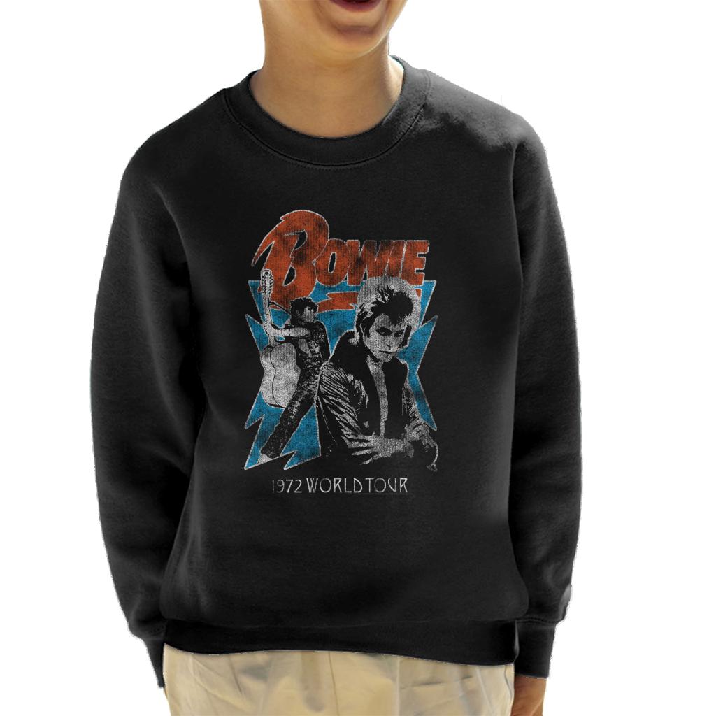 David Bowie 1972 World Tour Kid's Sweatshirt-ALL + EVERY