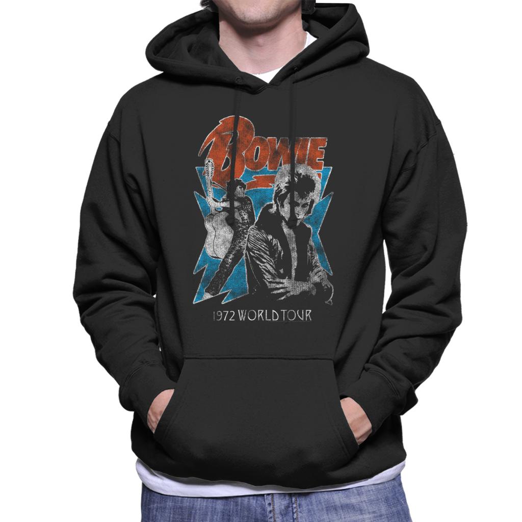 David Bowie 1972 World Tour Men's Hooded Sweatshirt-ALL + EVERY