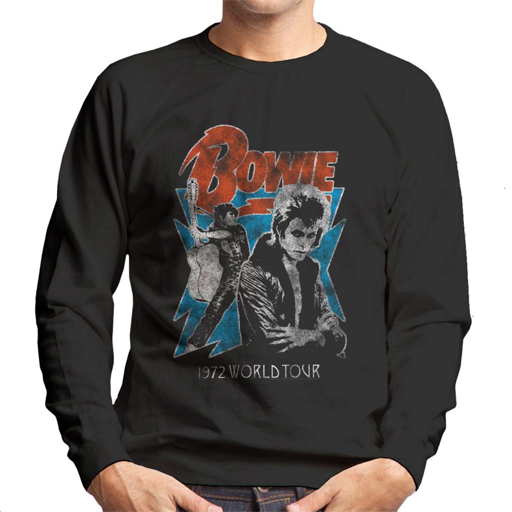 David Bowie 1972 World Tour Men's Sweatshirt-ALL + EVERY