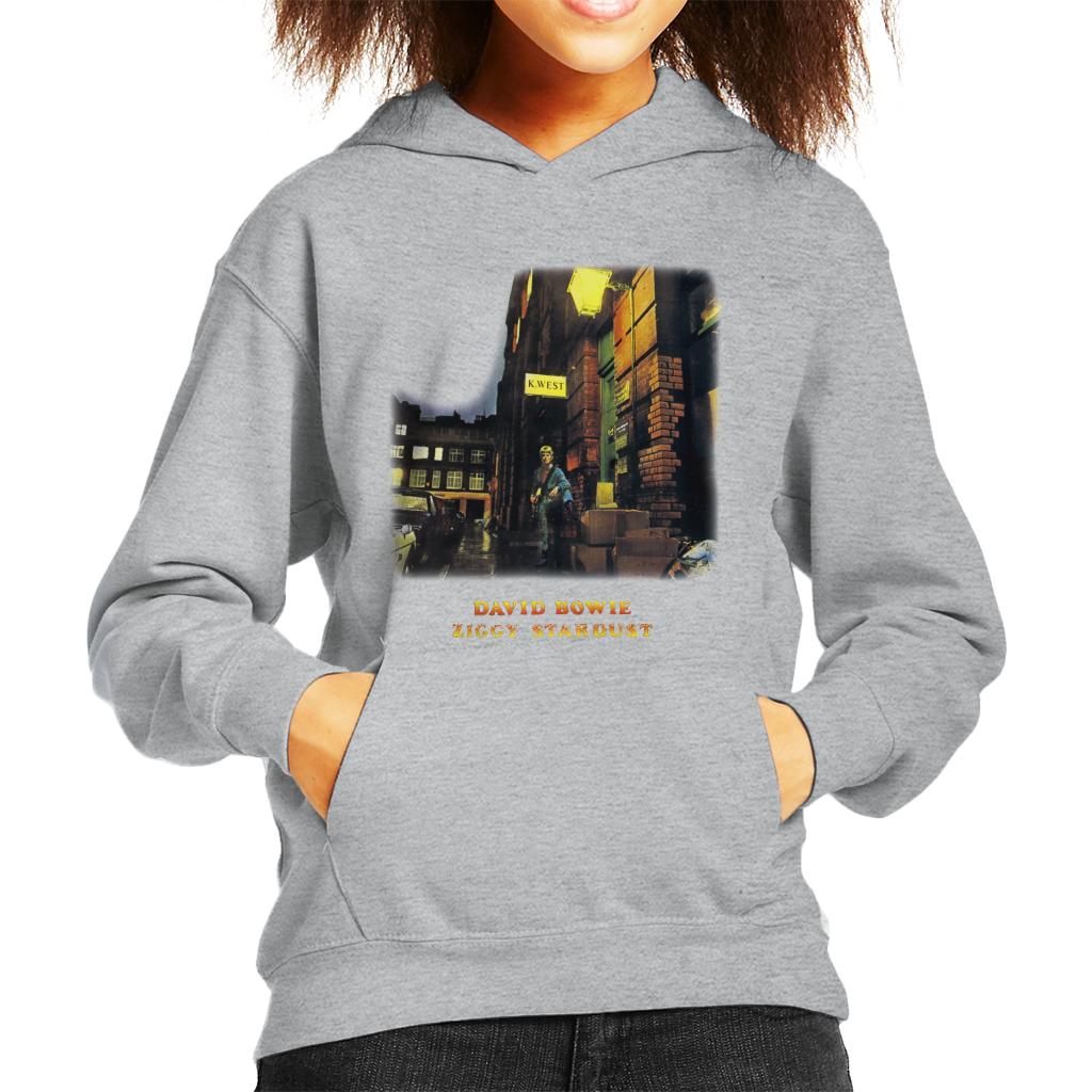 David Bowie K West Ziggy Stardust Kid's Hooded Sweatshirt-ALL + EVERY