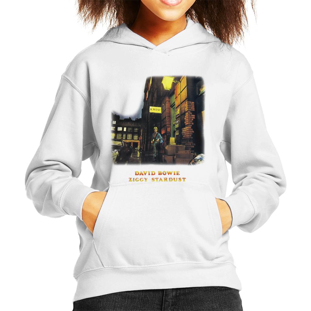 David Bowie K West Ziggy Stardust Kid's Hooded Sweatshirt-ALL + EVERY