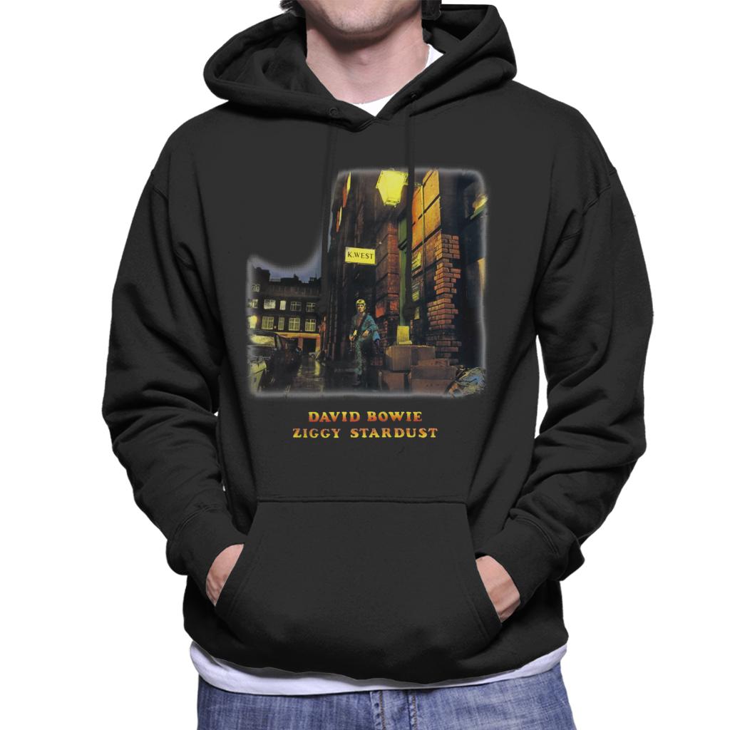 David Bowie K West Ziggy Stardust Men's Hooded Sweatshirt-ALL + EVERY