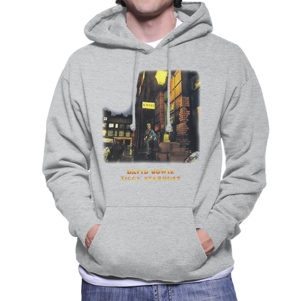 David Bowie K West Ziggy Stardust Men's Hooded Sweatshirt-ALL + EVERY