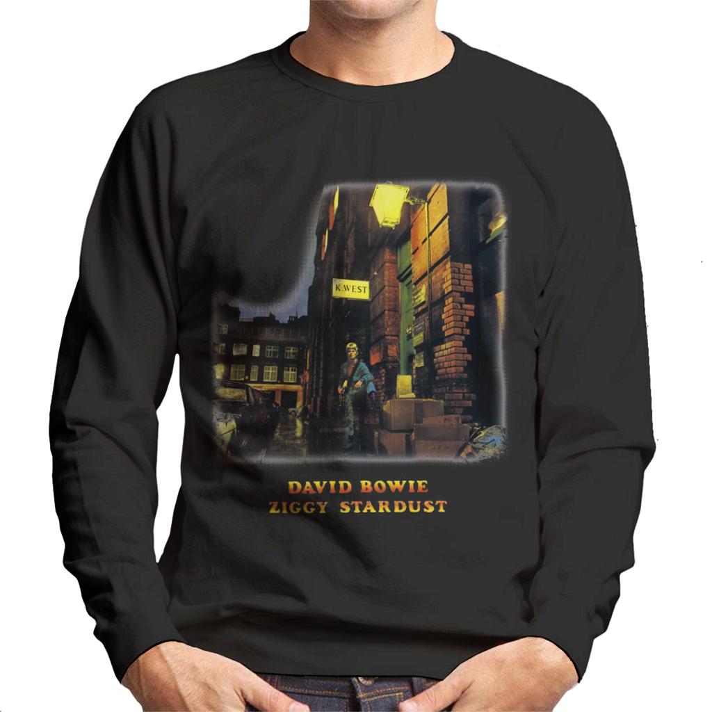 David Bowie K West Ziggy Stardust Men's Sweatshirt-ALL + EVERY