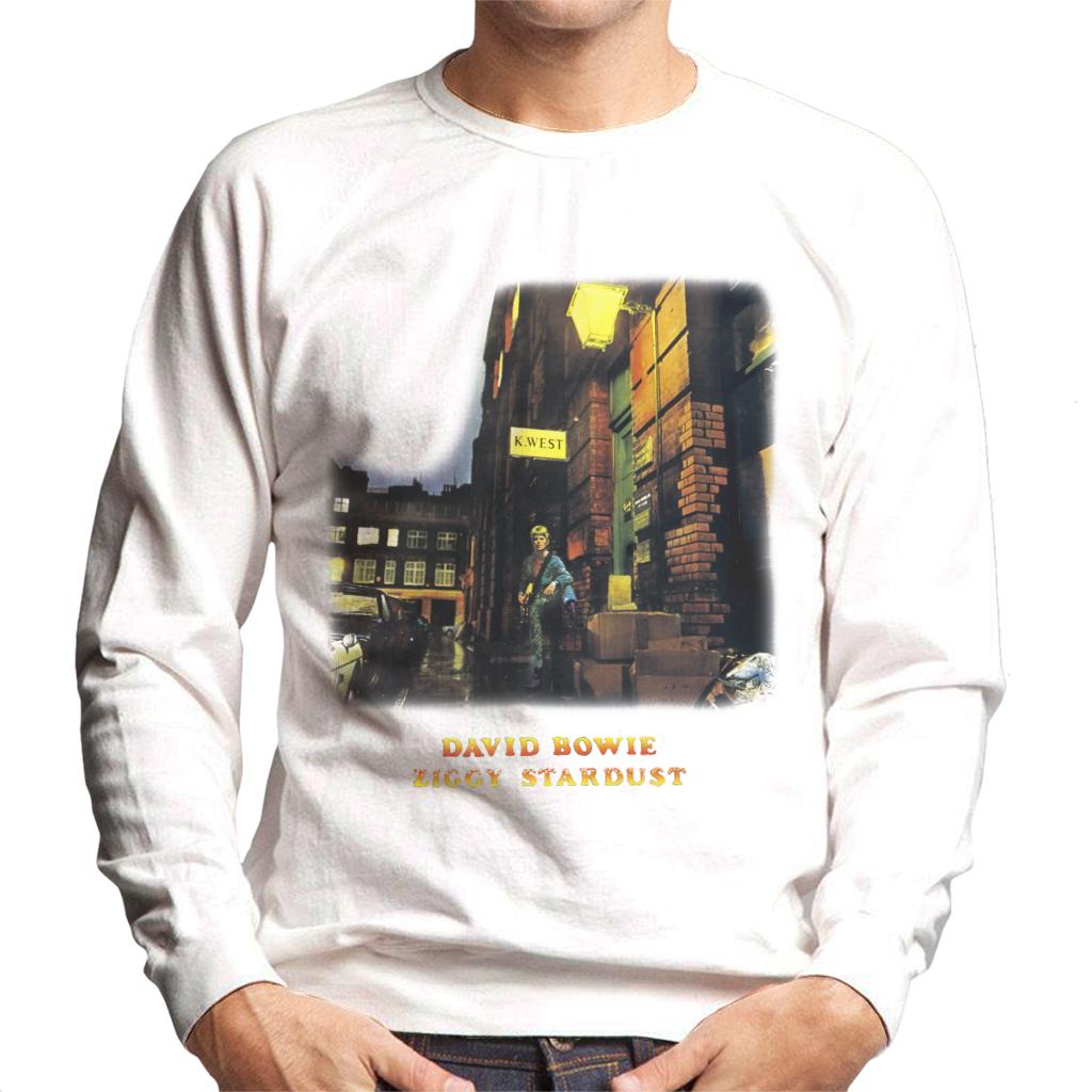 David Bowie K West Ziggy Stardust Men's Sweatshirt-ALL + EVERY