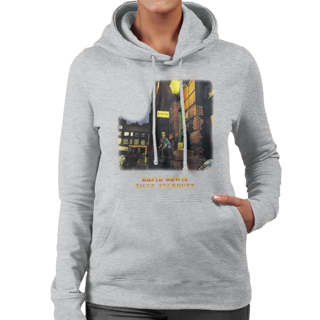 David Bowie K West Ziggy Stardust Women's Hooded Sweatshirt-ALL + EVERY