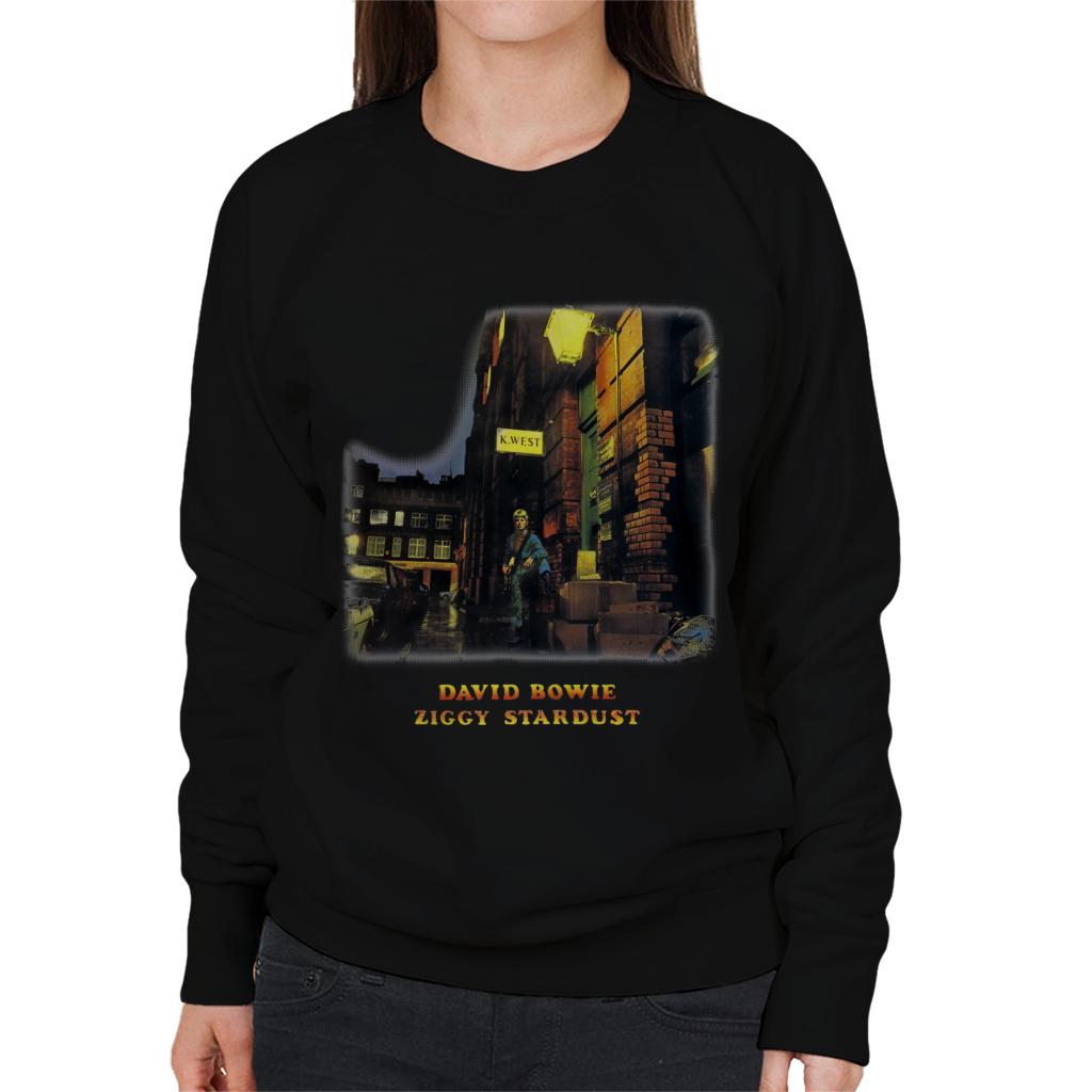 David Bowie K West Ziggy Stardust Women's Sweatshirt-ALL + EVERY