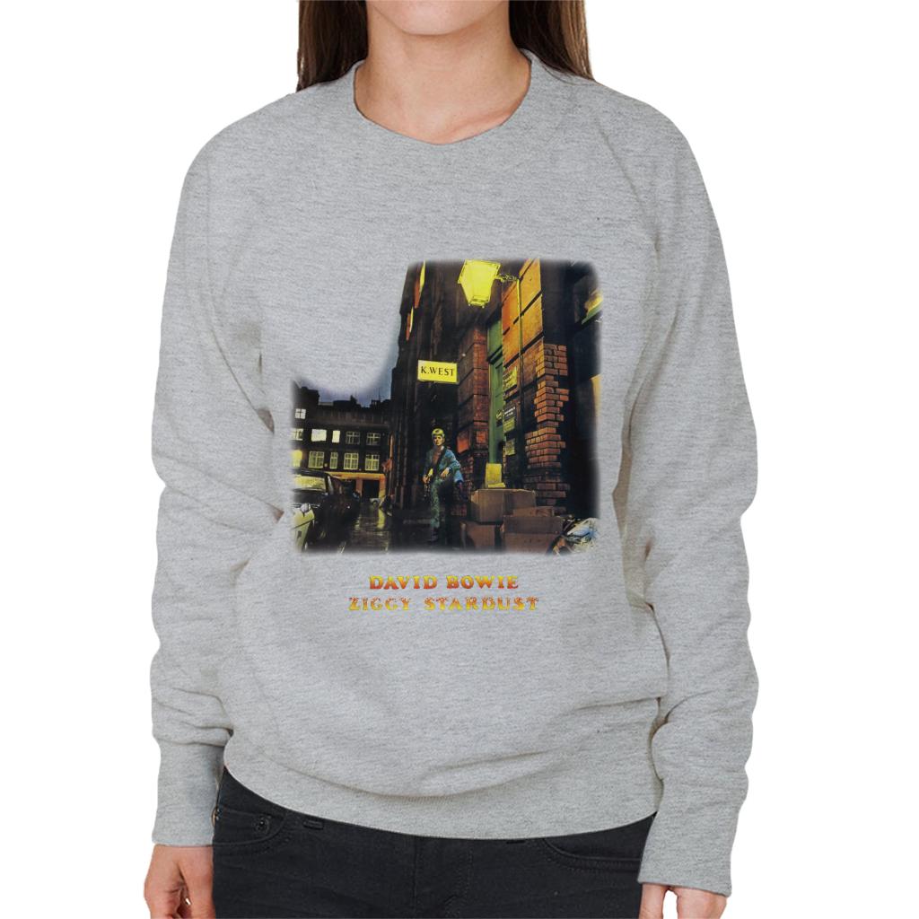 David Bowie K West Ziggy Stardust Women's Sweatshirt-ALL + EVERY