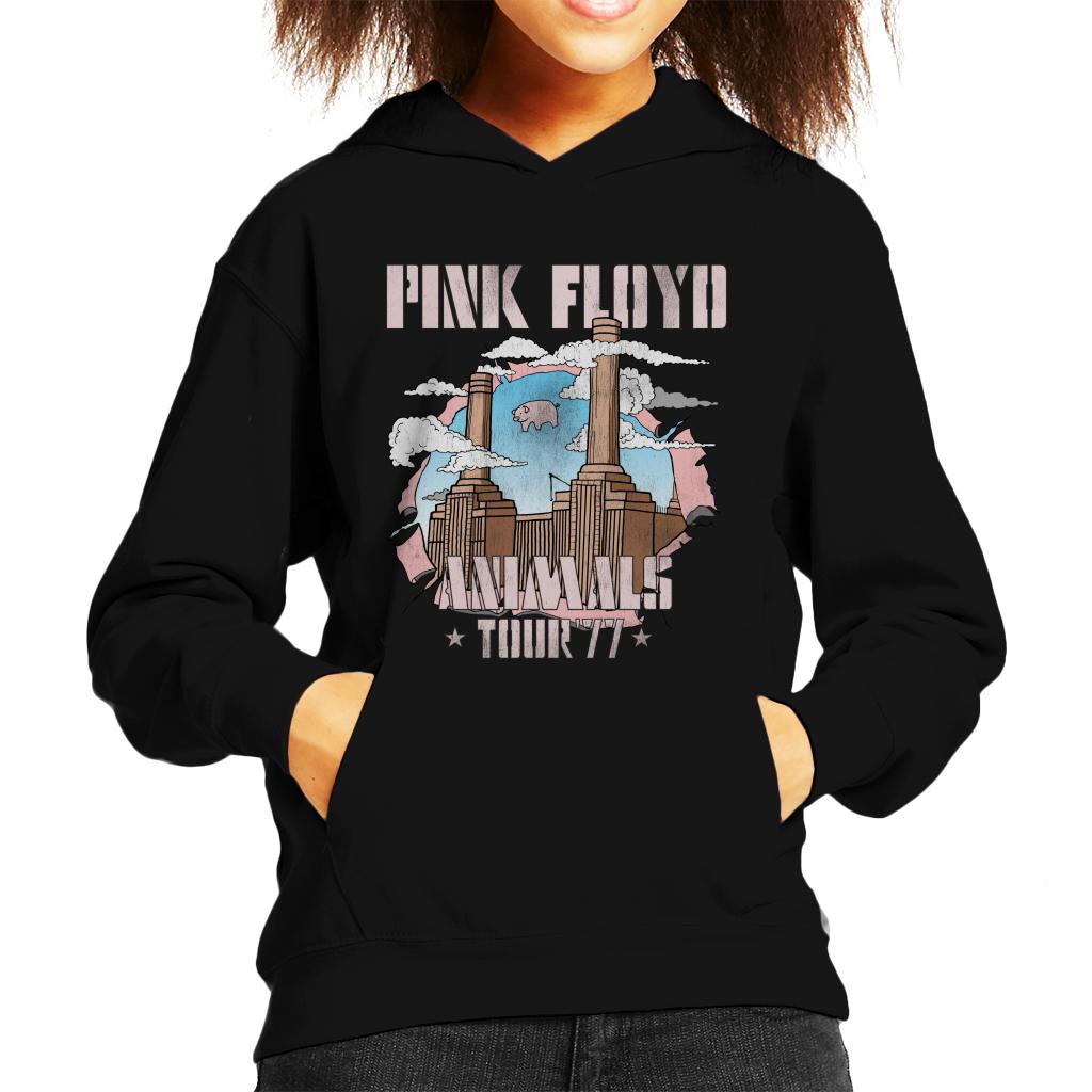 Pink Floyd Animals Tour 77 Kid's Hooded Sweatshirt-ALL + EVERY