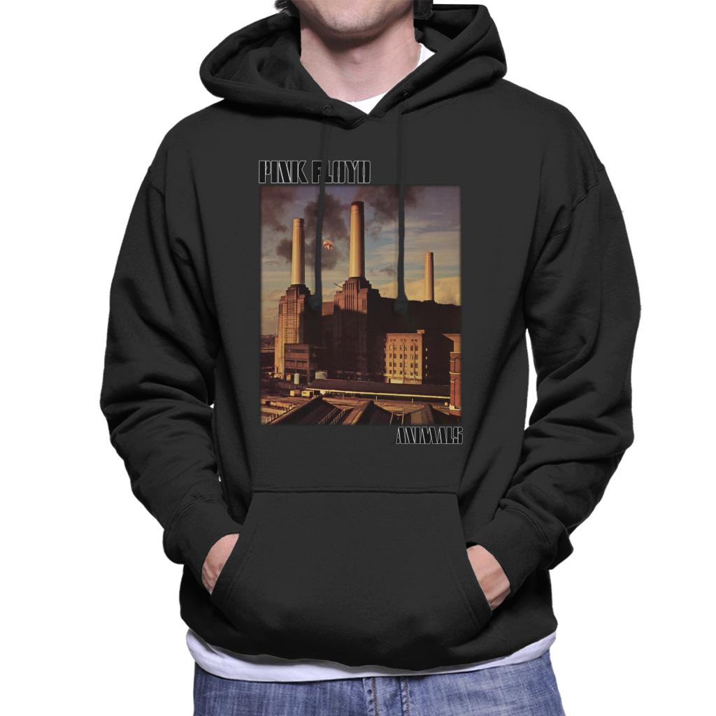 Pink Floyd Animals Factory Album Cover Men's Hooded Sweatshirt-ALL + EVERY