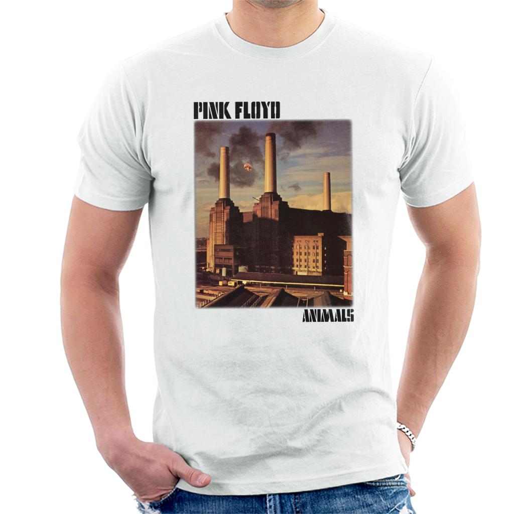 Pink Floyd Animals Factory Album Cover Men's T-Shirt-ALL + EVERY