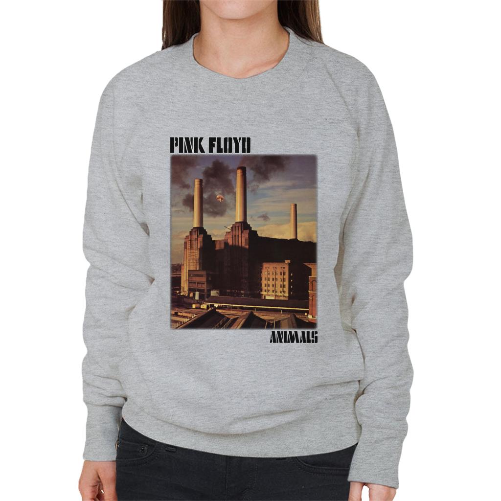 Pink Floyd Animals Factory Album Cover Women's Sweatshirt-ALL + EVERY