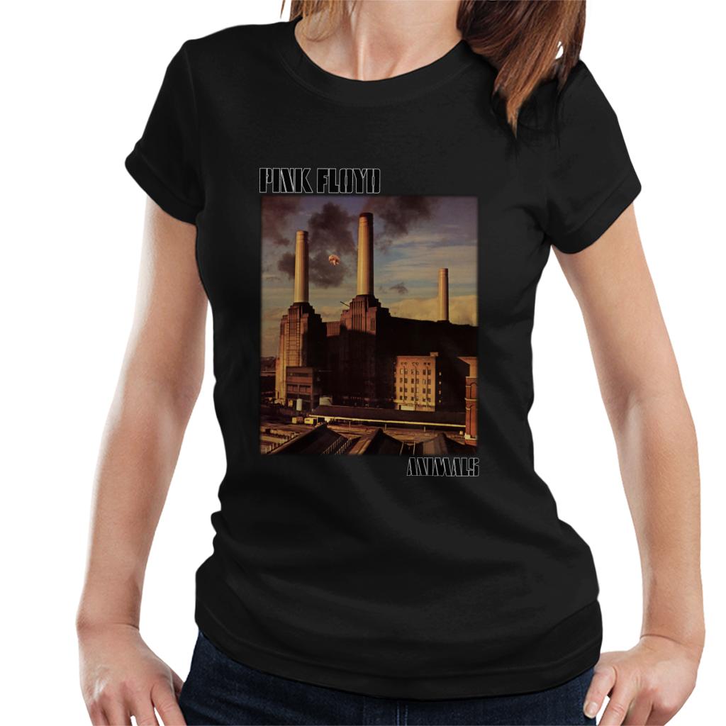 Pink Floyd Animals Factory Album Cover Women's T-Shirt-ALL + EVERY