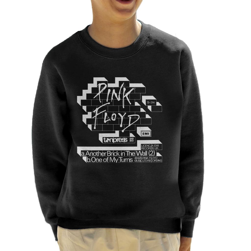 Pink Floyd Another Brick In The Wall White Album Cover Kid's Sweatshirt-ALL + EVERY