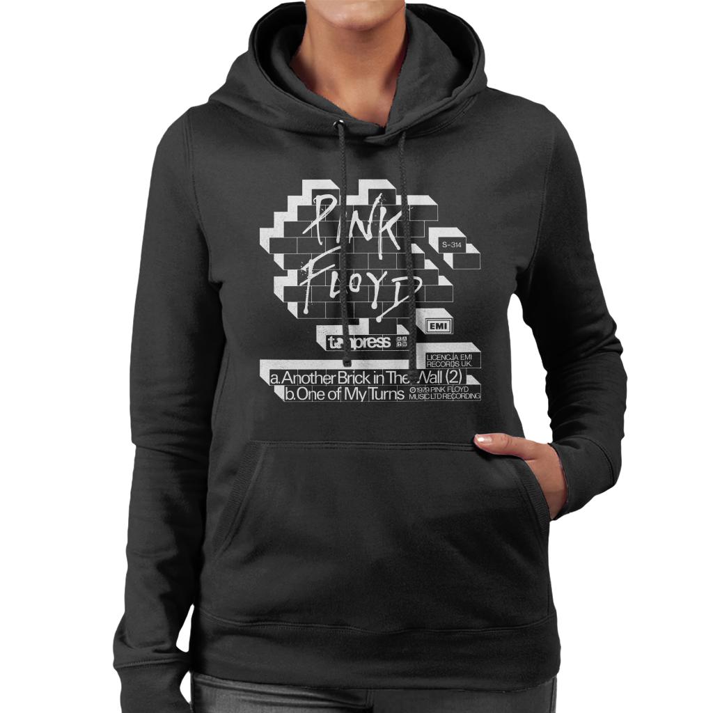 Pink Floyd Another Brick In The Wall White Album Cover Women's Hooded Sweatshirt-ALL + EVERY