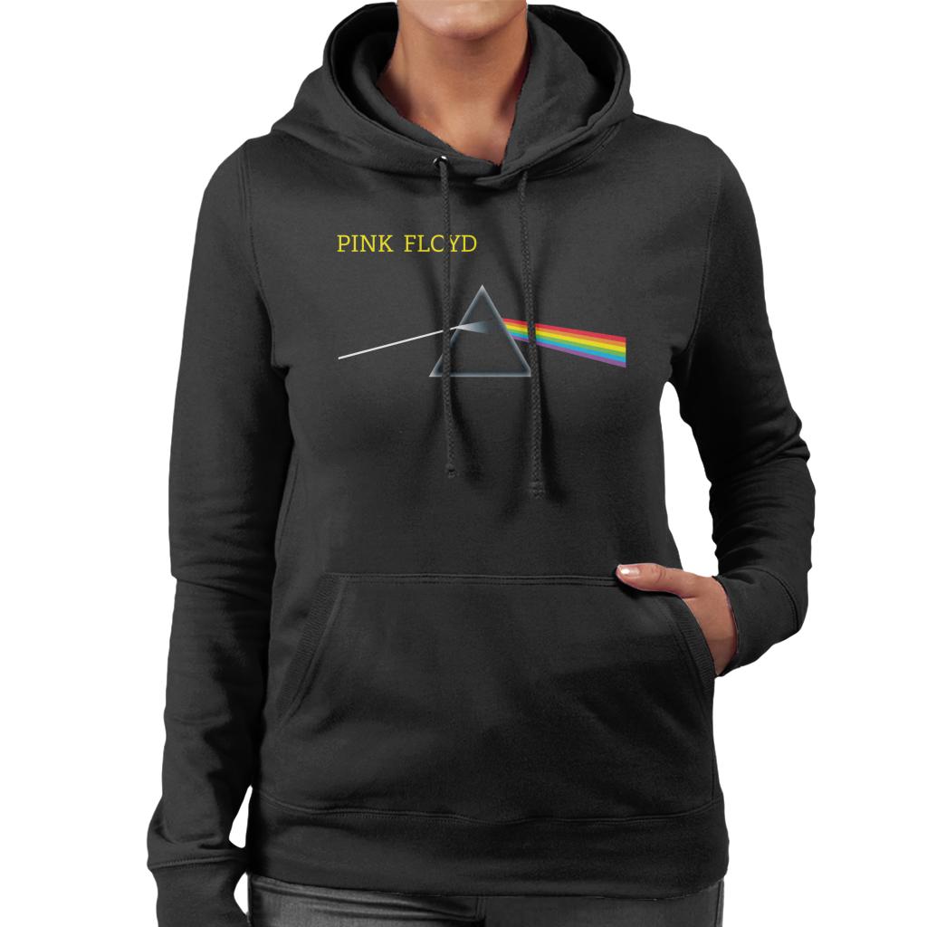 Pink Floyd Prism Logo Women's Hooded Sweatshirt-ALL + EVERY