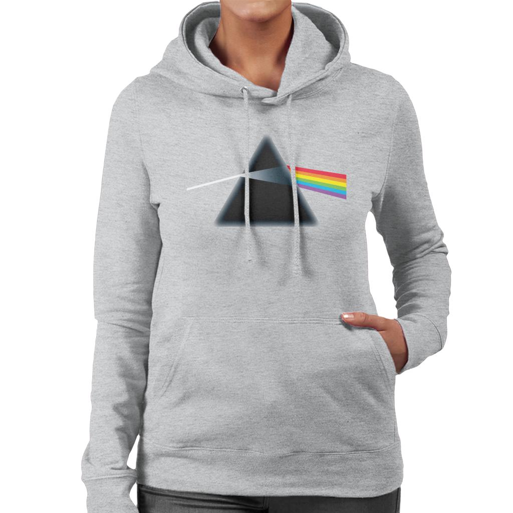 Pink Floyd Dark Side Of The Moon Prism Logo Women's Hooded Sweatshirt-ALL + EVERY