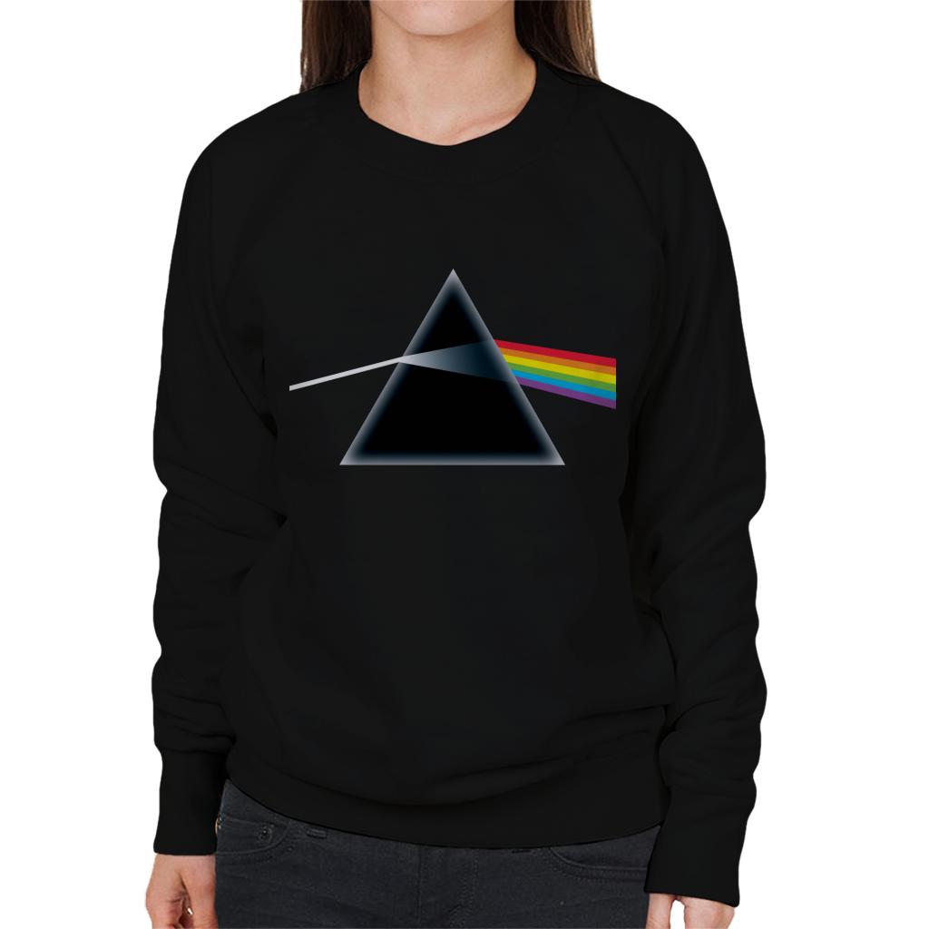 Pink Floyd Dark Side Of The Moon Prism Logo Women's Sweatshirt-ALL + EVERY