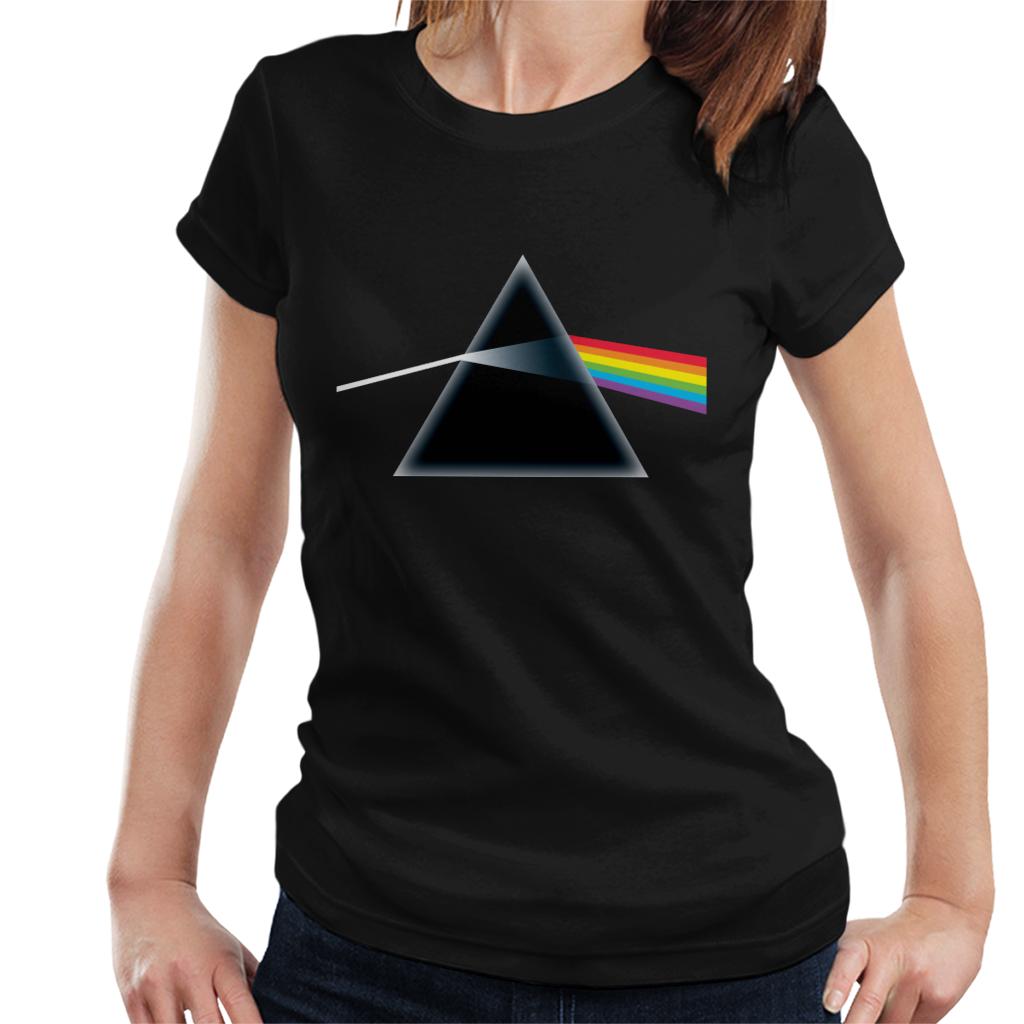 Pink Floyd Dark Side Of The Moon Prism Logo Women's T-Shirt-ALL + EVERY