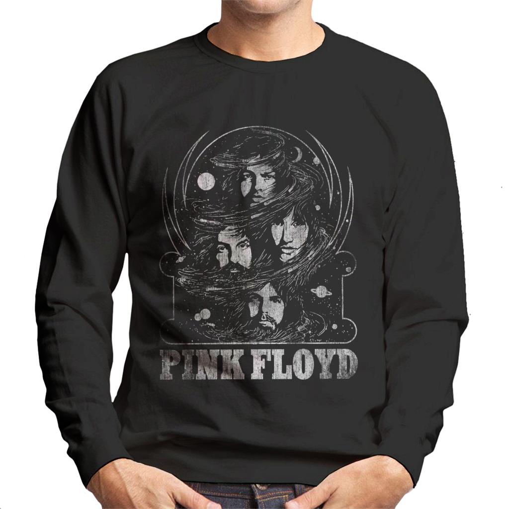 Pink Floyd Bandmates Faces Men's Sweatshirt-ALL + EVERY