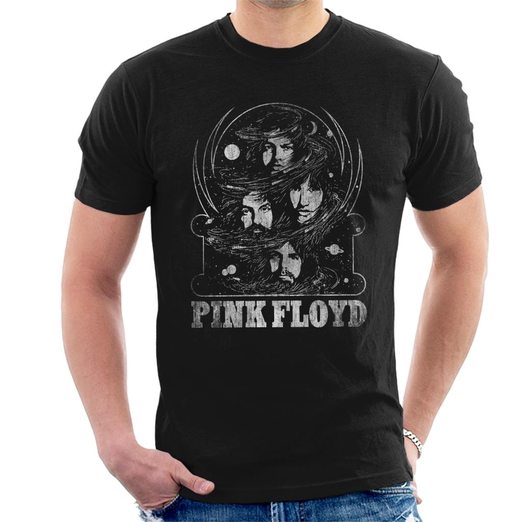 Pink Floyd Bandmates Faces Men's T-Shirt-ALL + EVERY