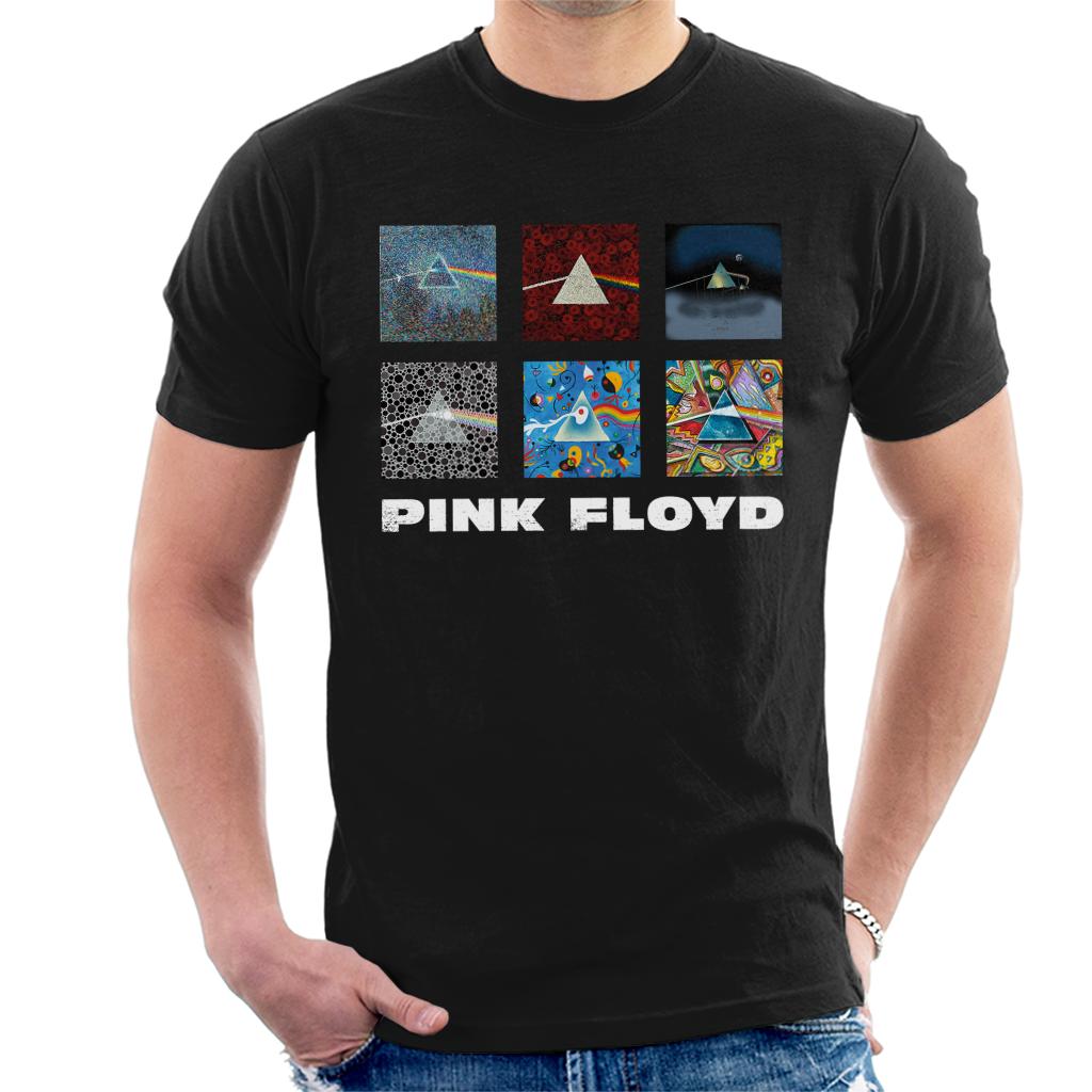 Pink Floyd Various Album Artwork Men's T-Shirt-ALL + EVERY