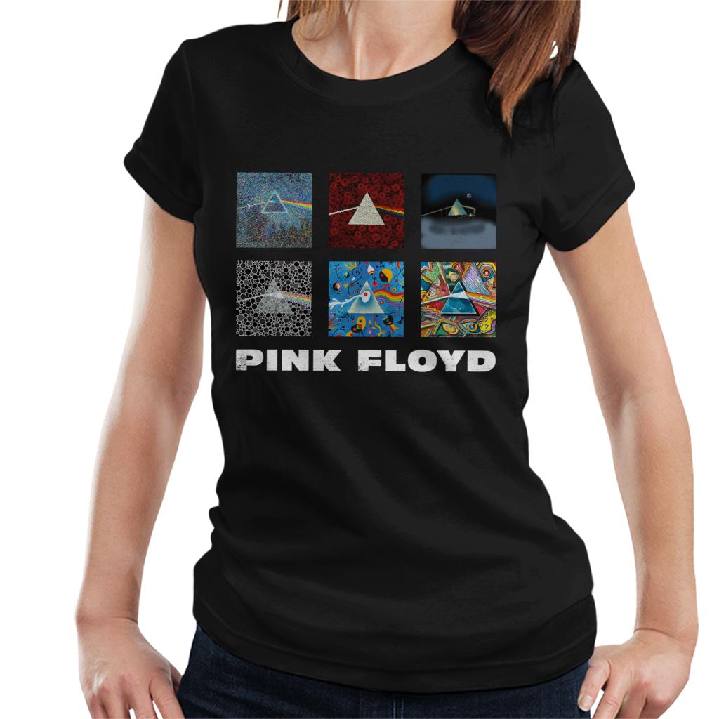 Pink Floyd Various Album Artwork Women's T-Shirt-ALL + EVERY